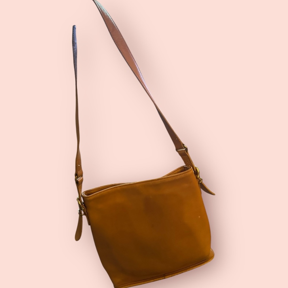 Coach Camel color crossbody purse